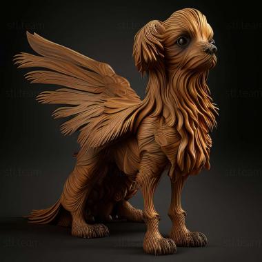 3D model Griffon Cortalsa dog (STL)
